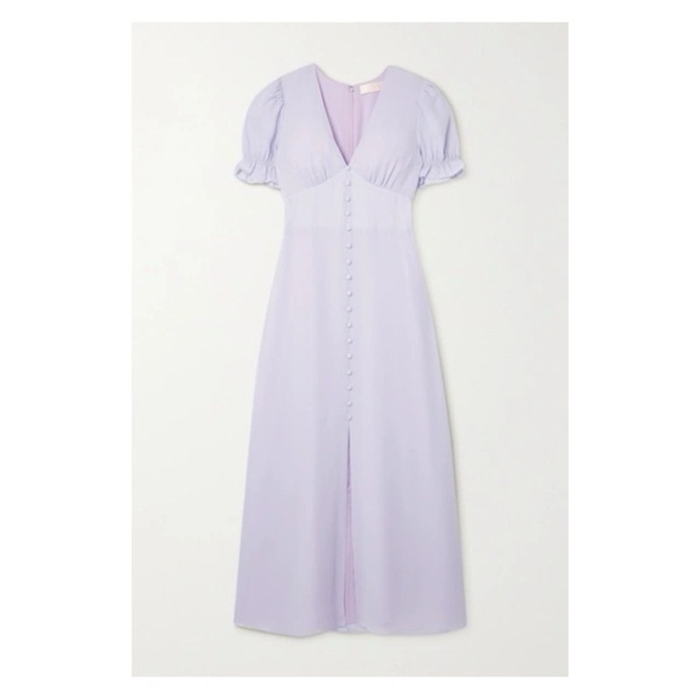 TVF for DVF maxi chiffon dress